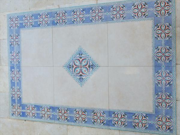 שטיח ריצפה מצוייר