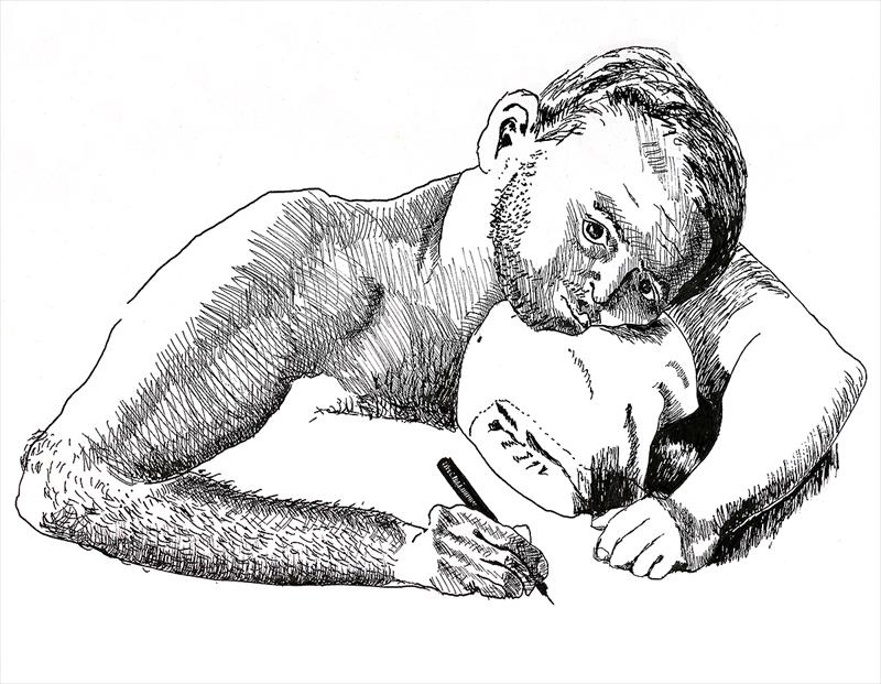 רישום עכשווי מודרני ישראלי אמנות ישראלית מודרנית דיוקן רישומי דיוקנאות האמנות הישראלית רפי פרץ