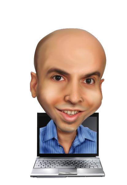 קריקטורה של משה חרלופסקי