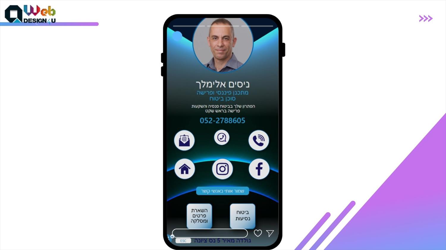 ניסים אלימלך  מתכנן פיננסי ופרישה סוכן ביטוח