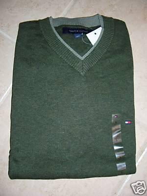 סוודר וי  TOMMY HILFIGER