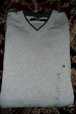 סוודר וי  TOMMY HILFIGER