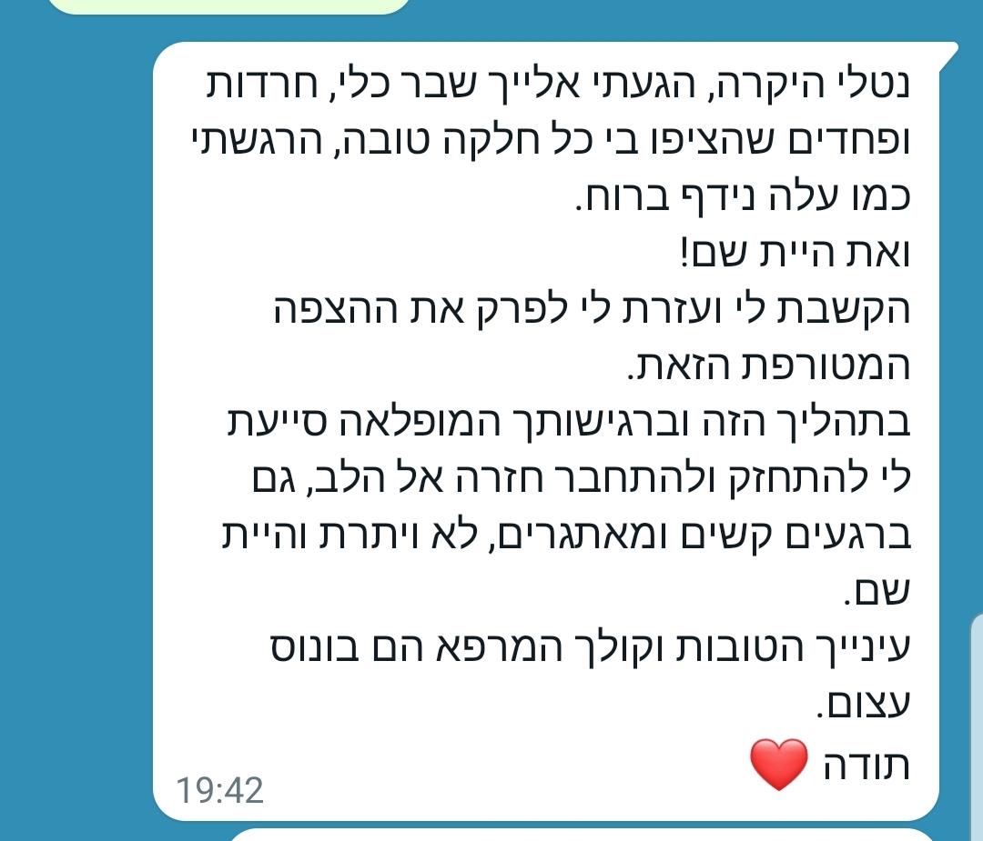 המלצה חגית
