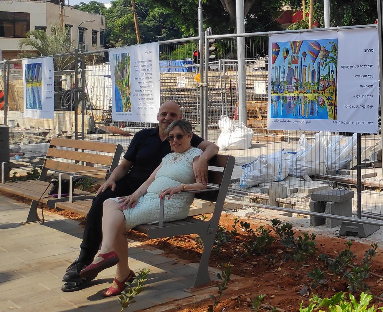 האמנים הישראלים העכשוויים שירים ציורים במרחב הציבורי אמנות ישראלית סמדר שרת רפי פרץ מרחב ציבורי