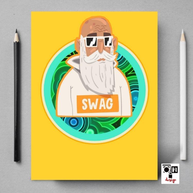 מחברת SWAG, מחברת סוואג, מחברת מעוצבת, מחברת מעצבים, הדפסה על מחברת