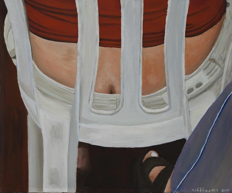 What you see here you dont see from afar acrylic on canvas w60xh50 cm