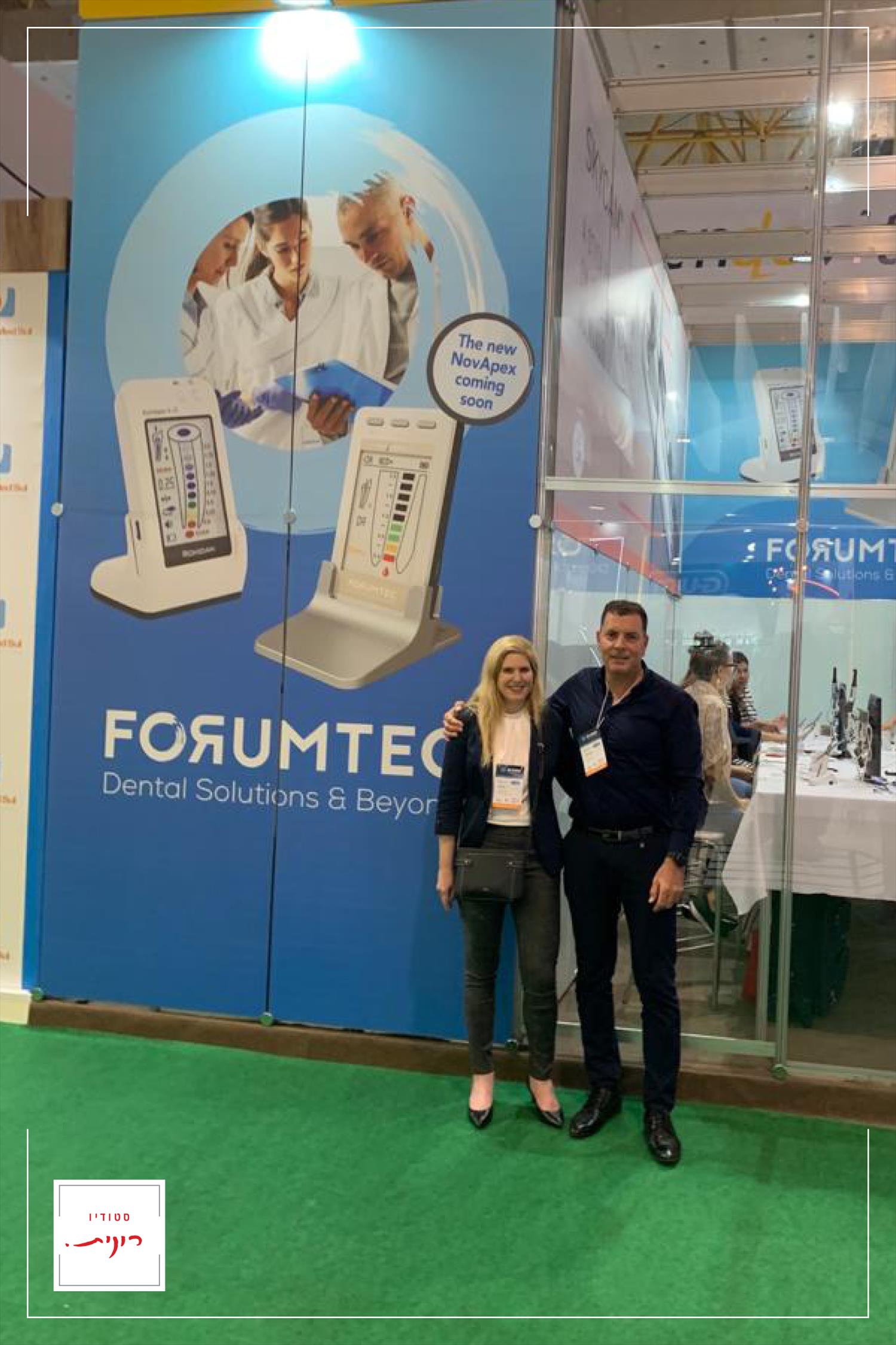 עיצוב קירות לביתן עבור חברת FORUMTEC