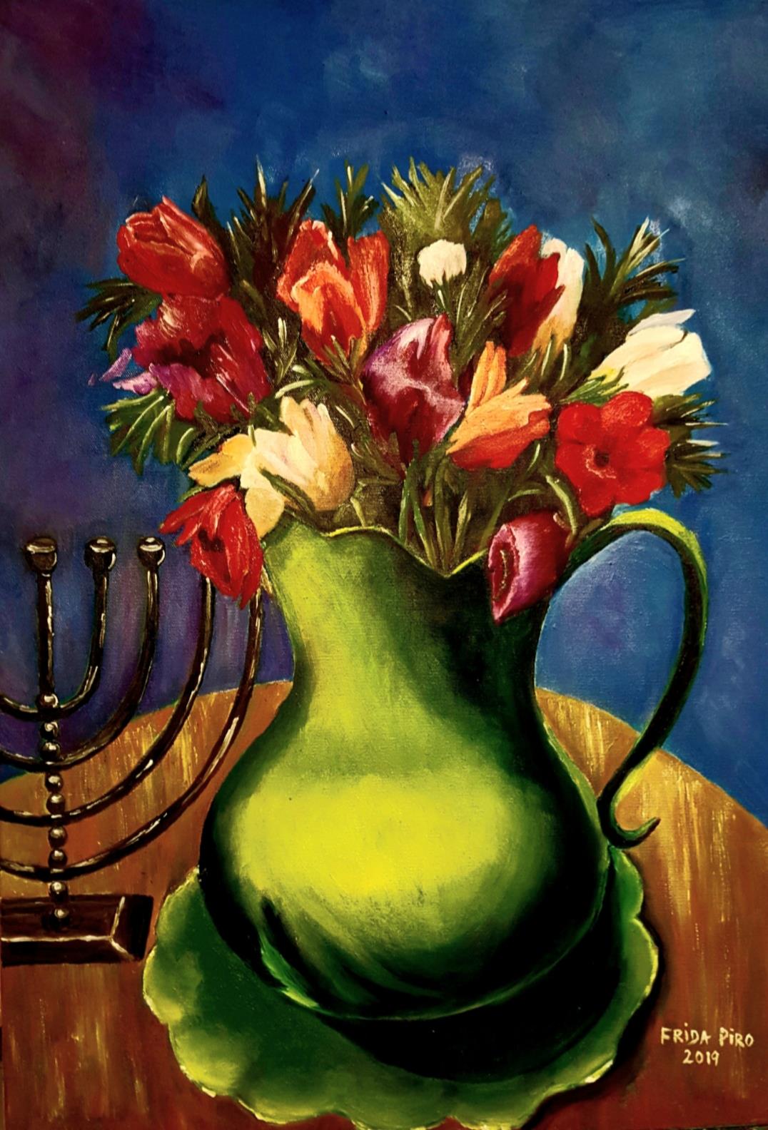פרידה פירו Frida piro יוצרת ציירת אמנית אומנית פיגורטיבית פלסטית ויזואלית חזותית ישראלית ריאליסטית