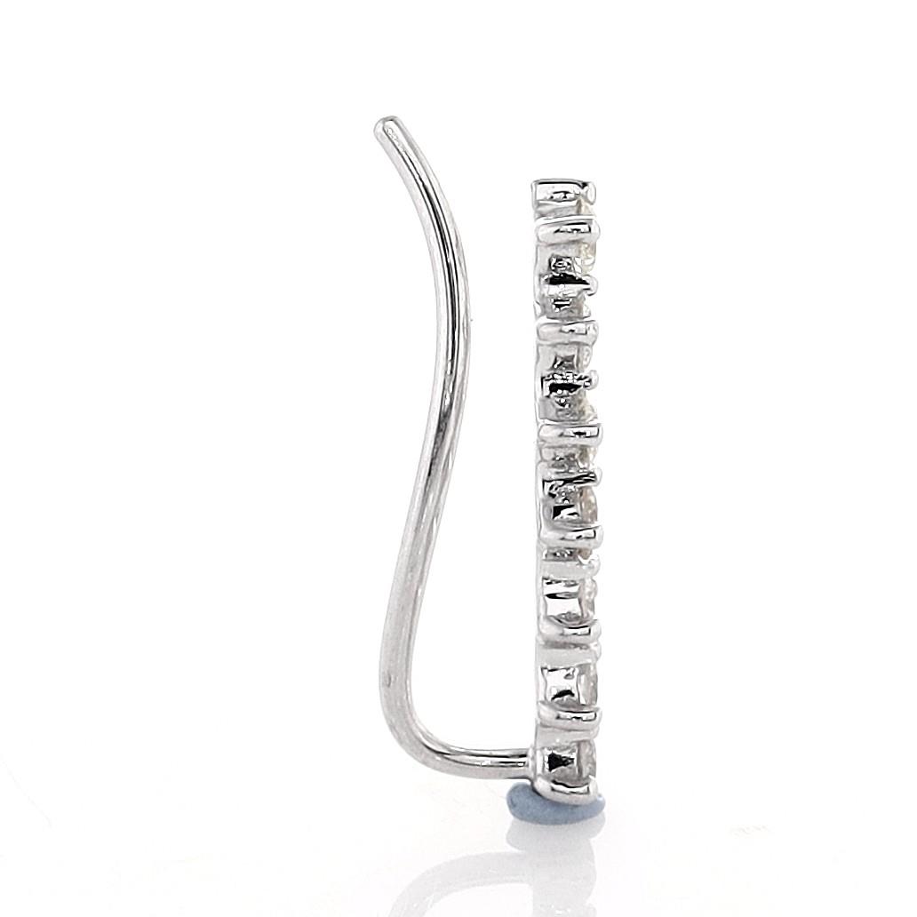 עגיל מטפס משובץ יהלומים. climbing earring set with diamonds