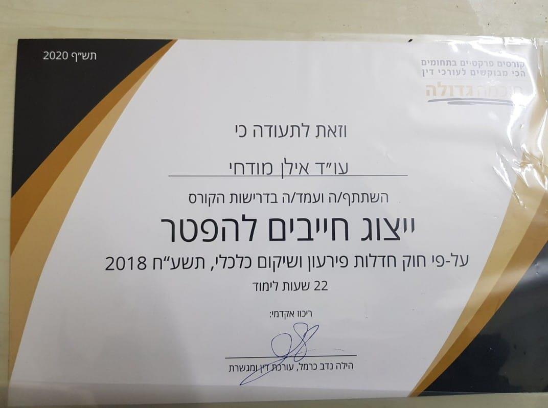 התמחות בפשיטת רגל וחדלות פרעון