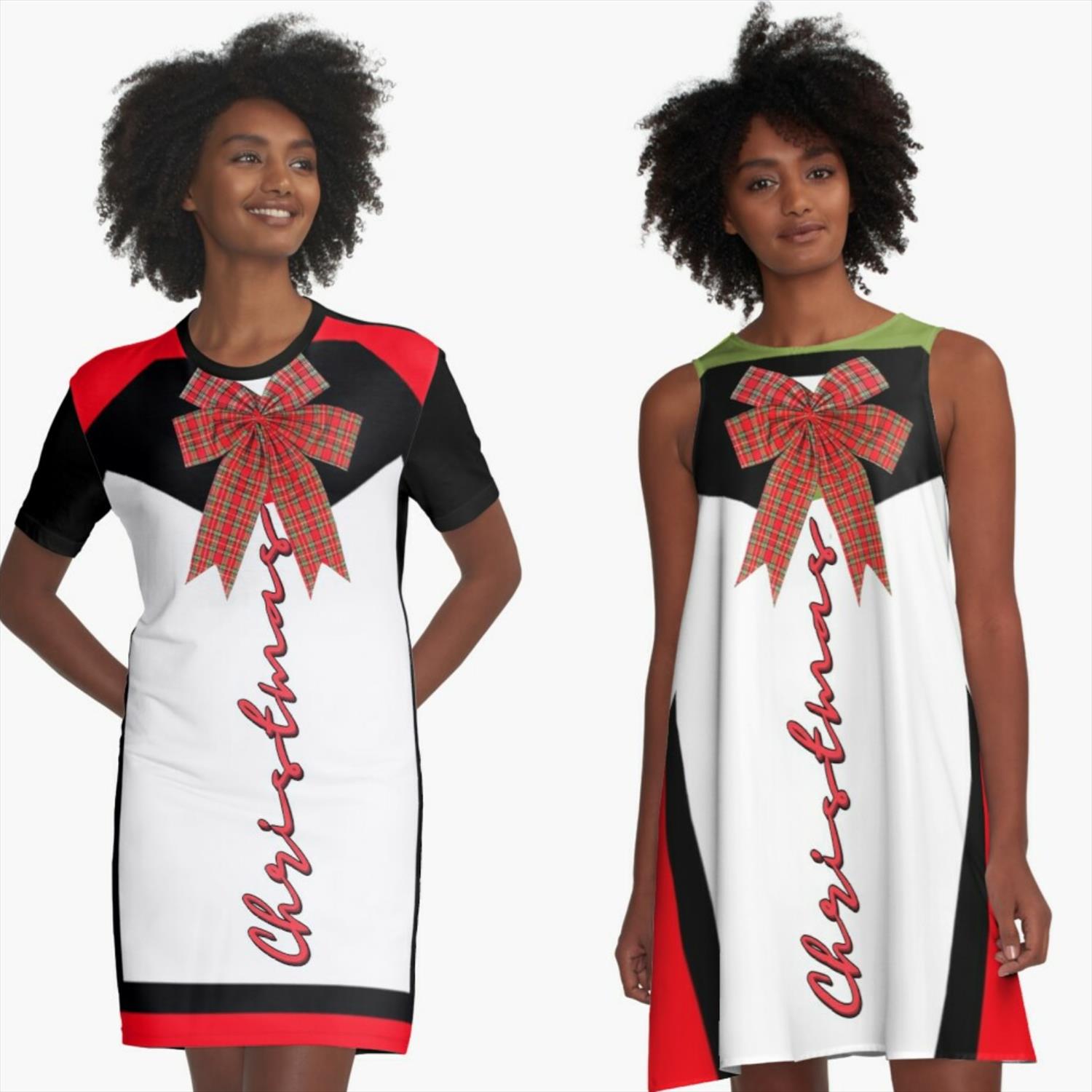 CHRISTMAS dresses - women clothing - tree gifts - Xmas