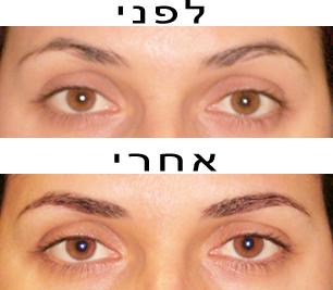איפור קבוע גבות