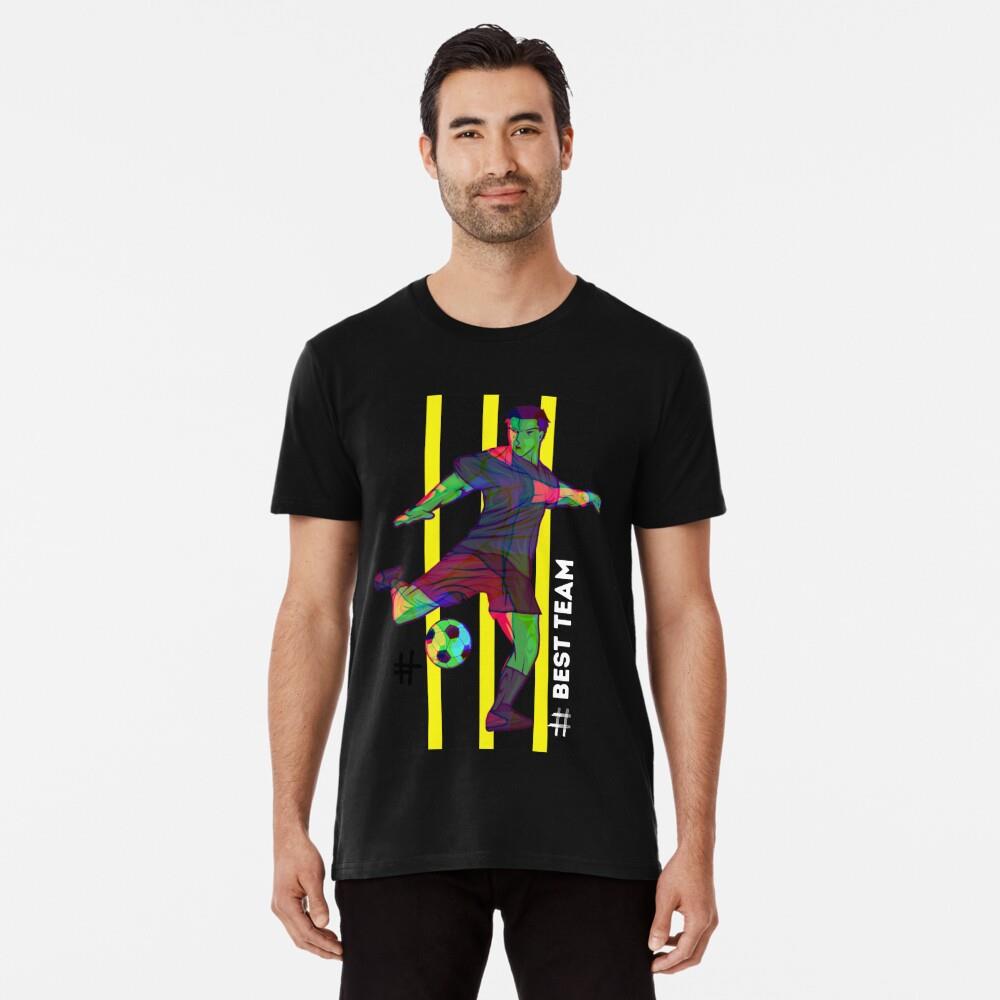 BEST TEAM - Football Player Premium T-Shirt -Redbubble Shirt