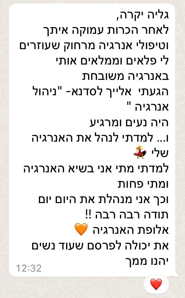 גליה נתן אפשטיין, איזון אנרגטי, הילינג אנרגטי וביואורגונומי
