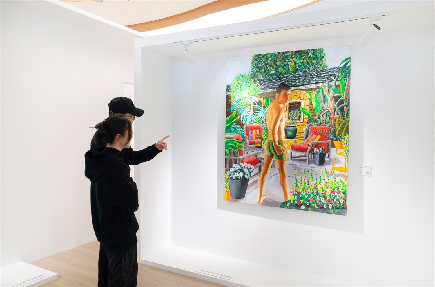 arte primitiva Bella foto d'insieme pittore israeliano artista ingenuo urban dipinti naif paesaggi