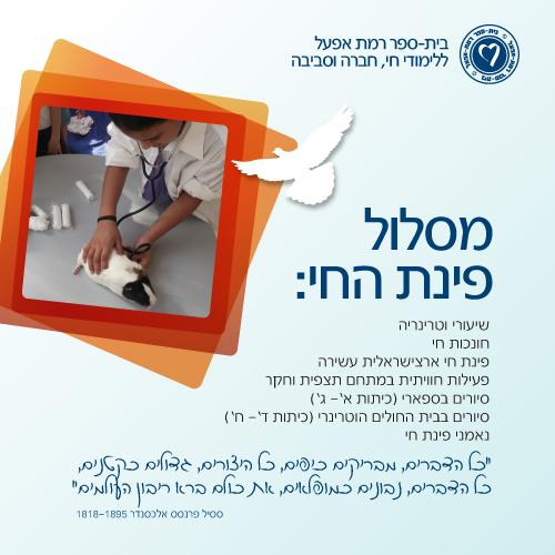 בית ספר רמת אפעל - תמונה לחדר החי
