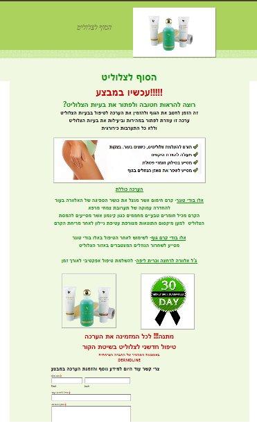 יצירת דפי נחיתה