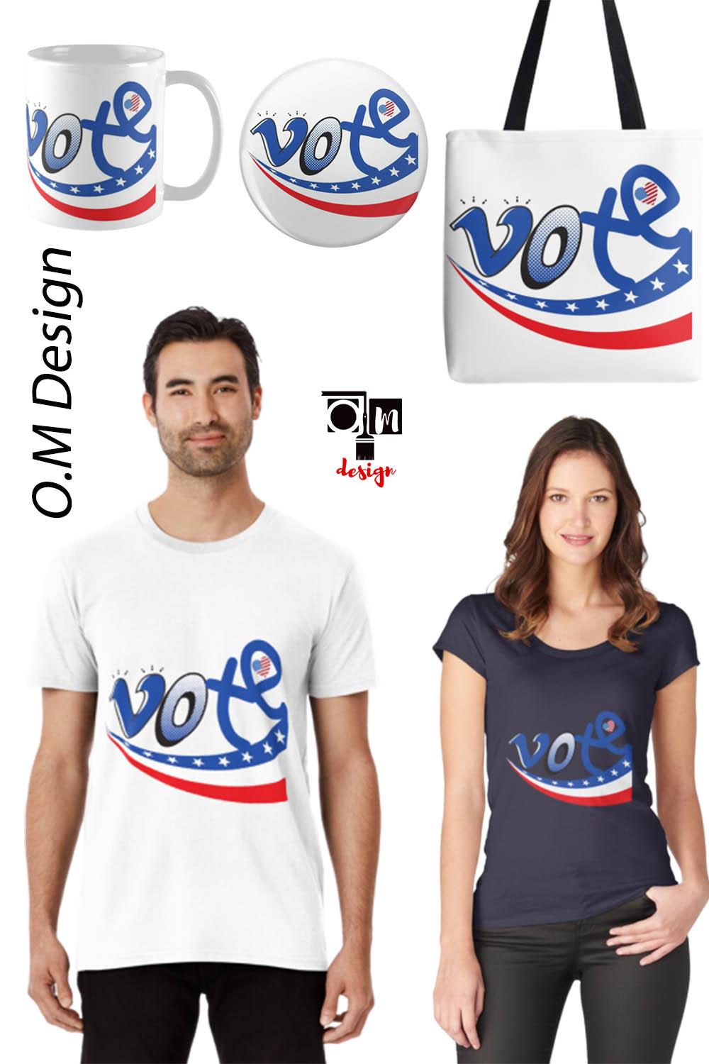 VOTE USA Flag - VOTE - VOTING - USA