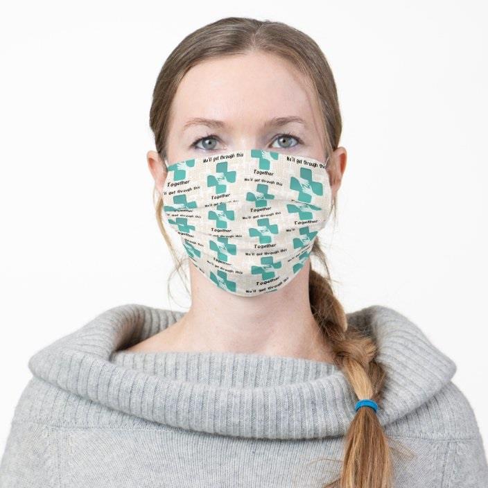 מסכת פנים מבד, מסכה Together mask, מסכה לפנים, מסכות פנים, קורונה סטייל, אצעדה www.etsada.com
