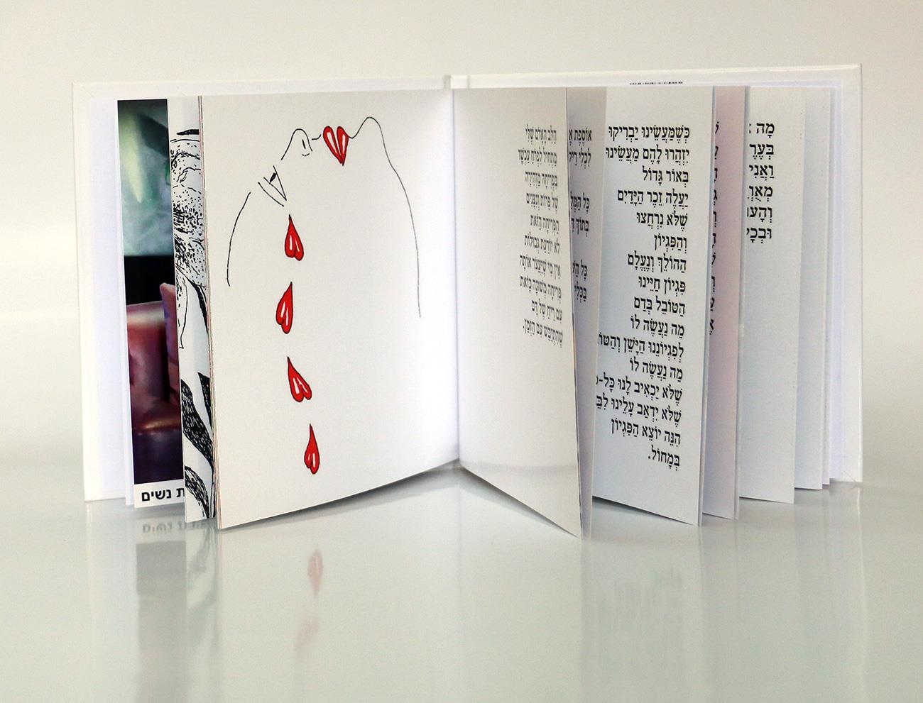 דיוקן עם דמעה רישום רפי פרץ צייר אמן ישראלי עכשווי מודרני ספרי שירה סמדר שרת ספר שירים