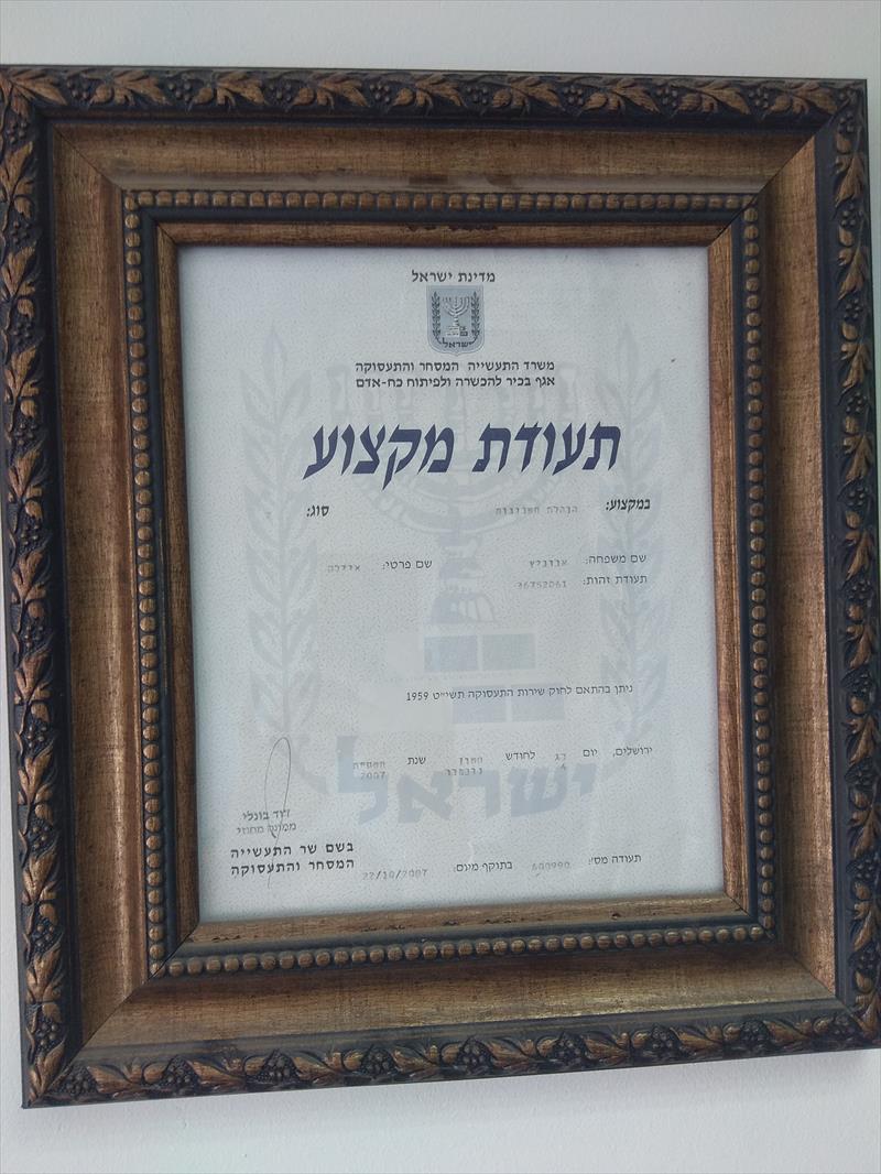 תעודת מקצוע בהנהלת חשבונות