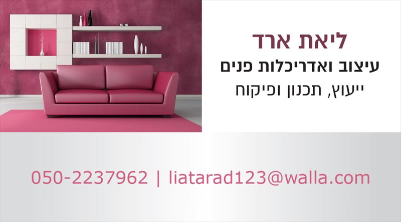כרטיס ביוקר לאדריכלית