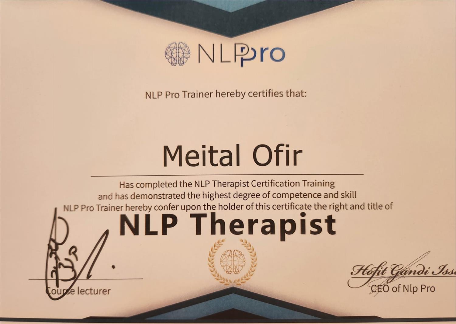 הכשרת מטפלים- NLP טרפיסט
