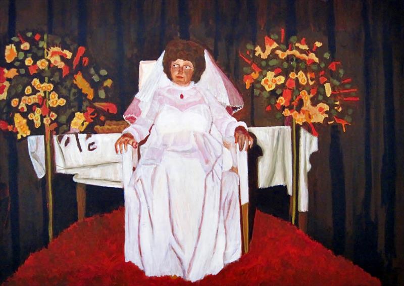 The real queen Acrylic on canvas w70xh50 cm