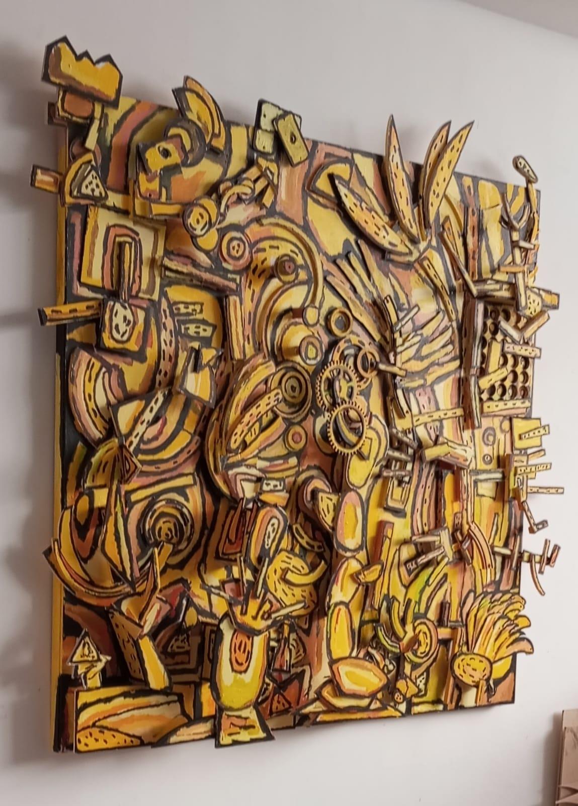 yael yaari sculptue artist אסמבלאז פסלי קיר יעל יערי פסלת יוצרת אמנית ישראלית עכשווית