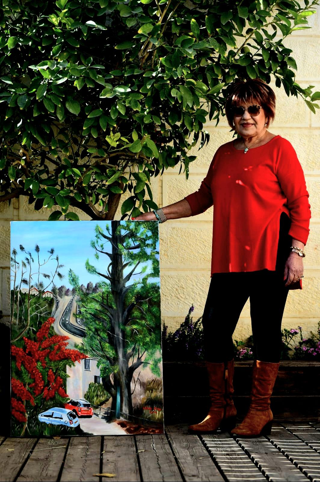 פרידה פירו Frida piro הציירת הישראלית העכשווית המודרנית הריאליסטית הירושלמית ציירות הציירות אמניות