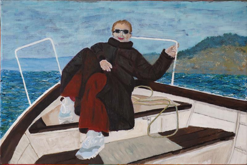 my chief inspector Acrylic on canvas w60xh40cm