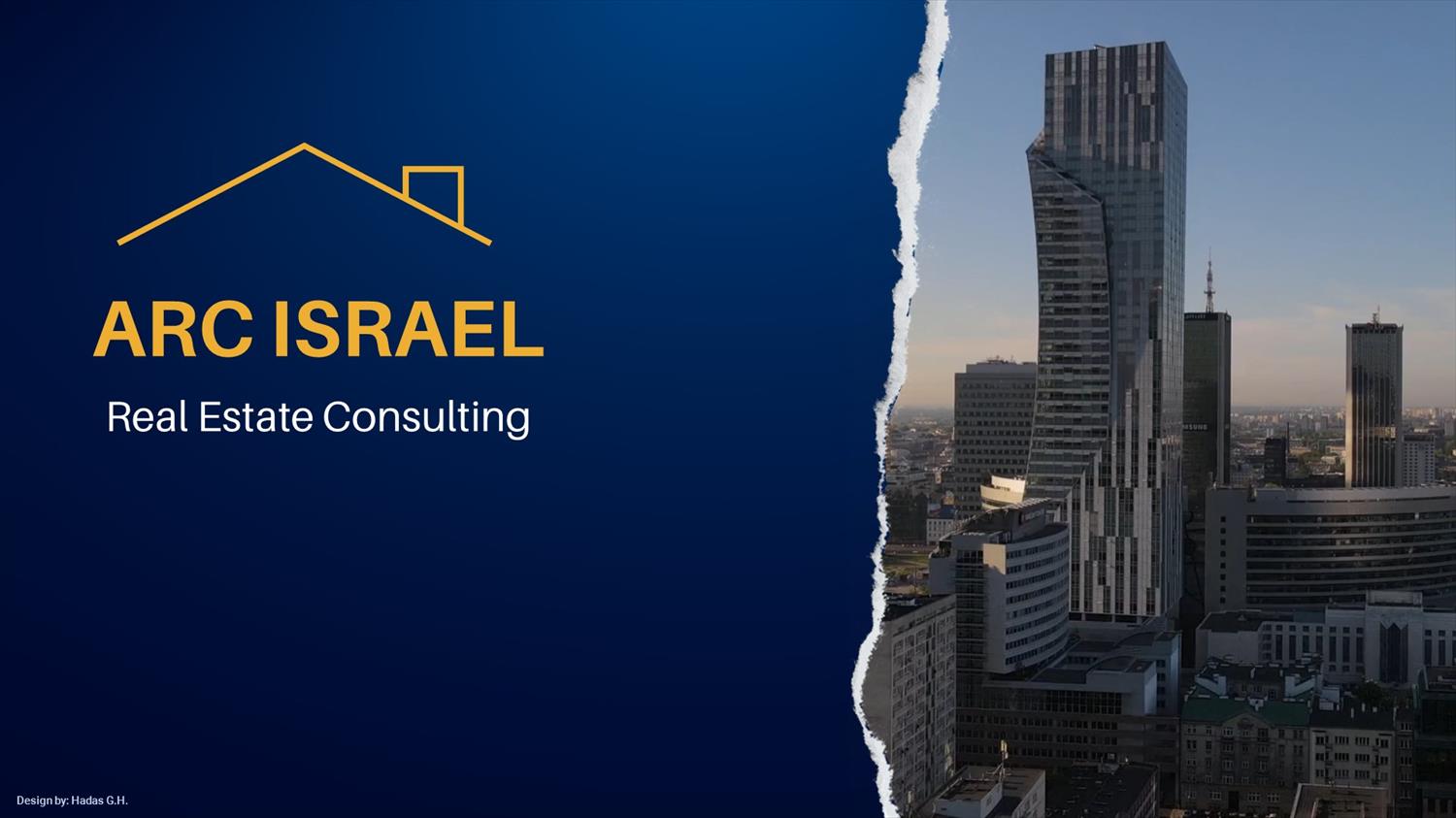 עיצוב מצגת - חברת נדל"ן