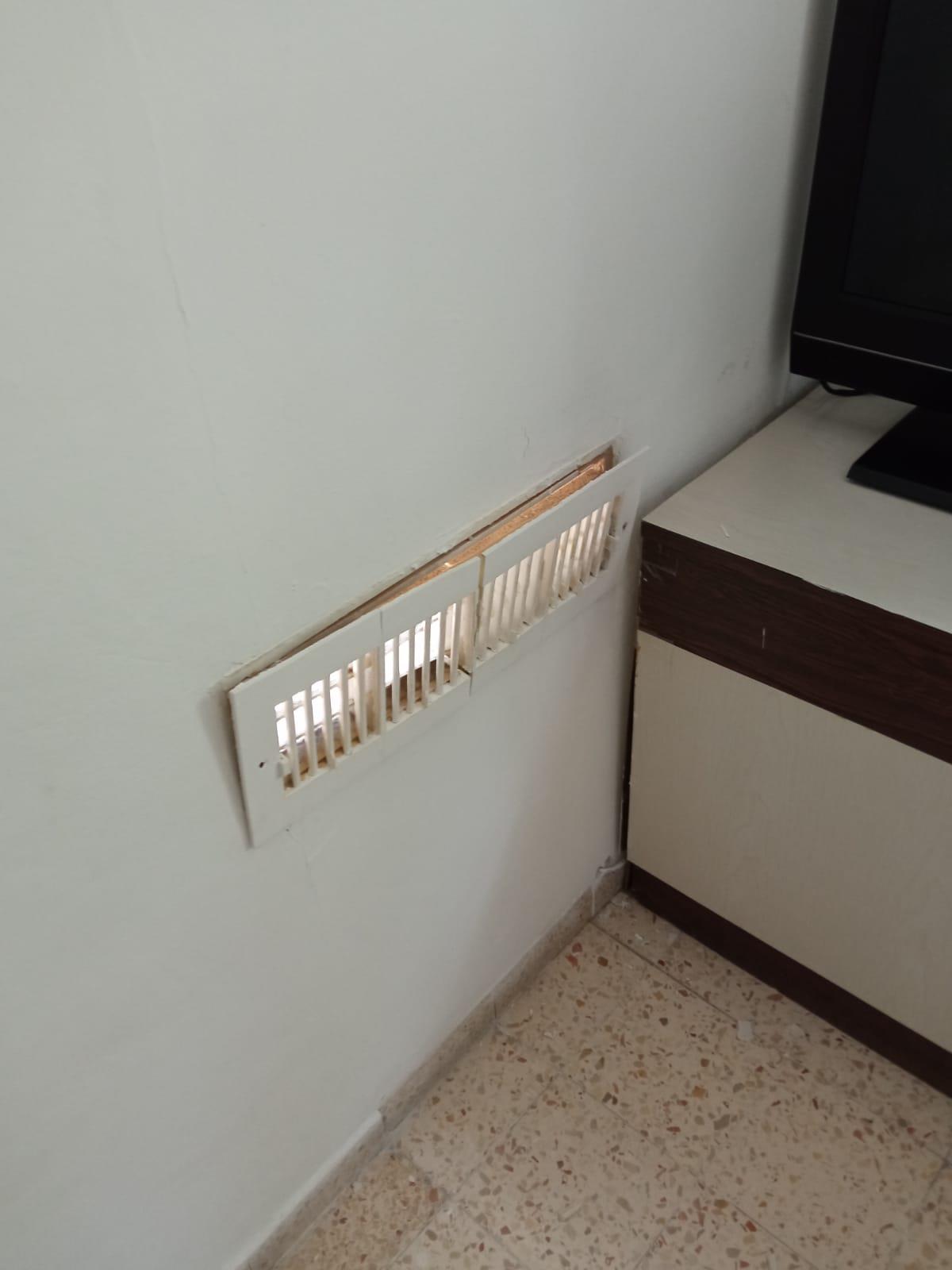 סגירת פתח מיזוג