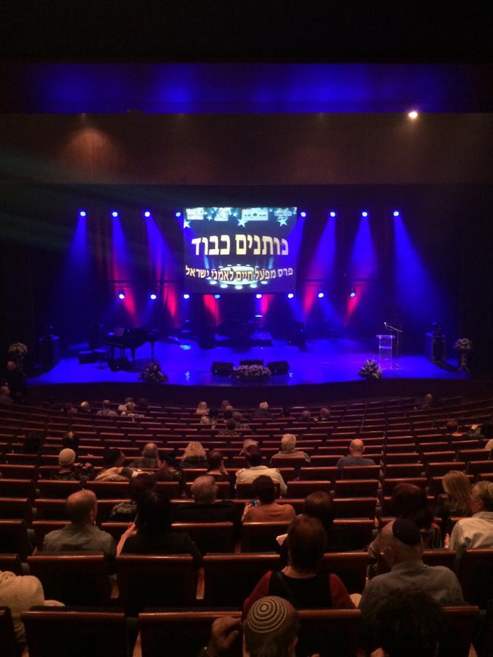 ציוד הגברה - מופע היכל התרבות פ"ת
