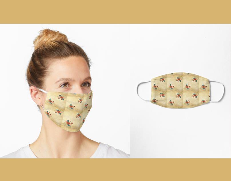Flowers Mask - Mask cover - Masks design - Fashion