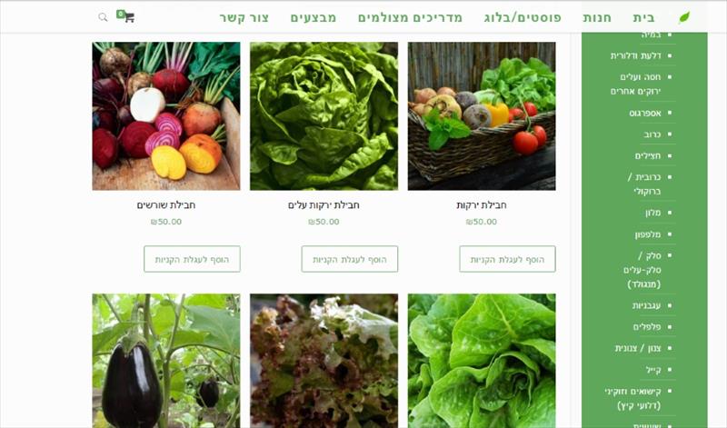 חנות אינטרנטית - זרעי קדם