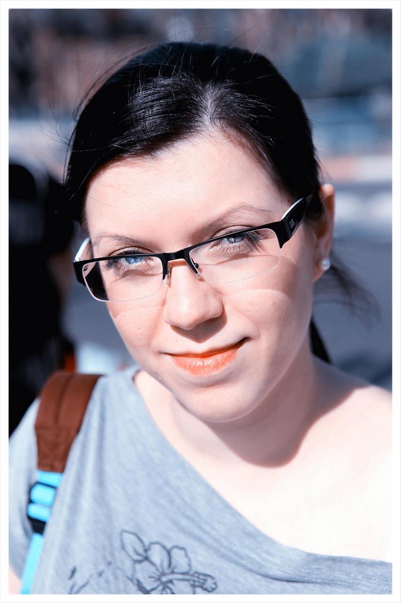 Portrait of really beautiful girl. Alona.