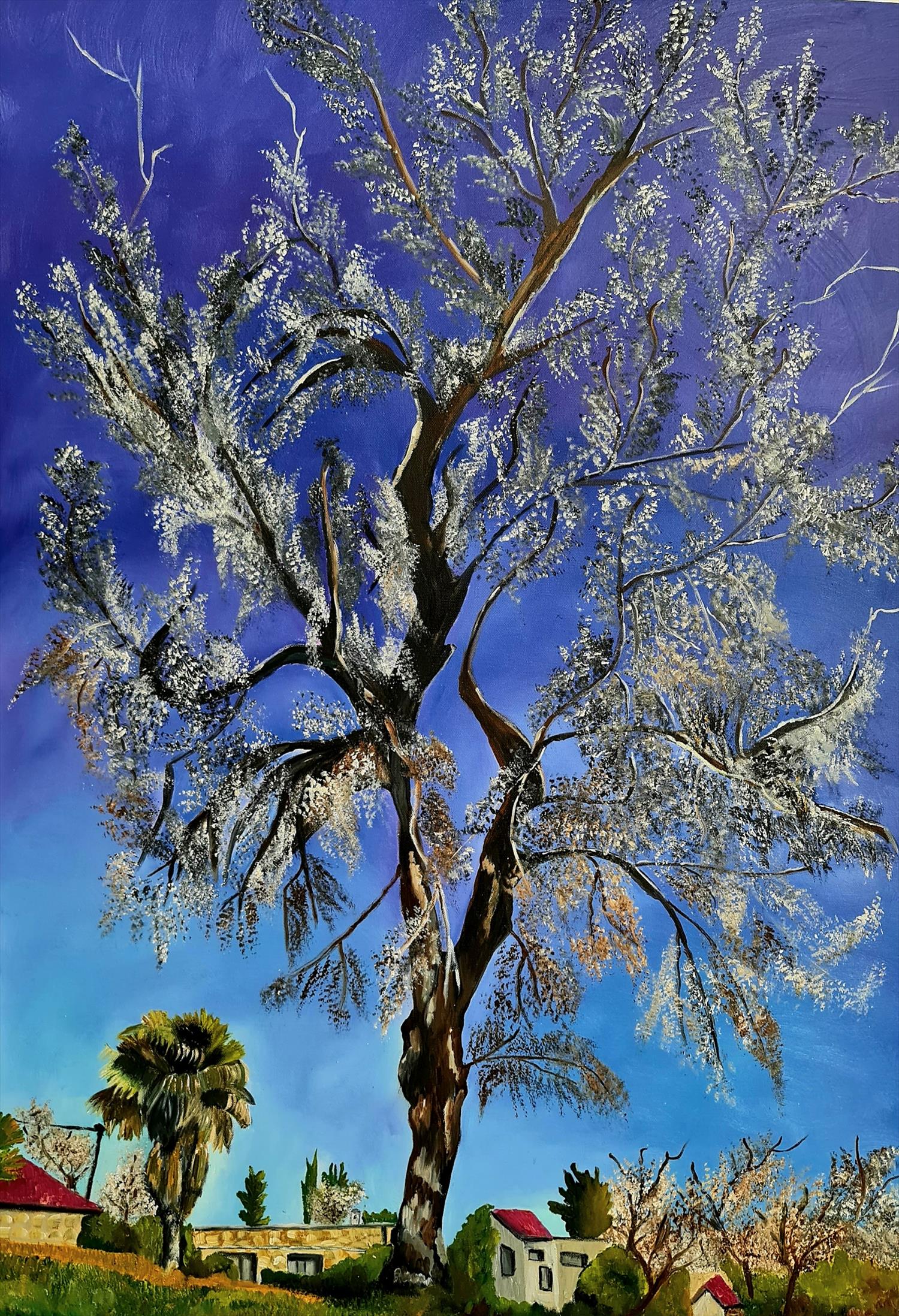 מבשרת ציון ציורי נוף נופים פרידה פירו frida piro art יוצרת אמנית ציירת אמנות ישראלית מודרנית עכשווית