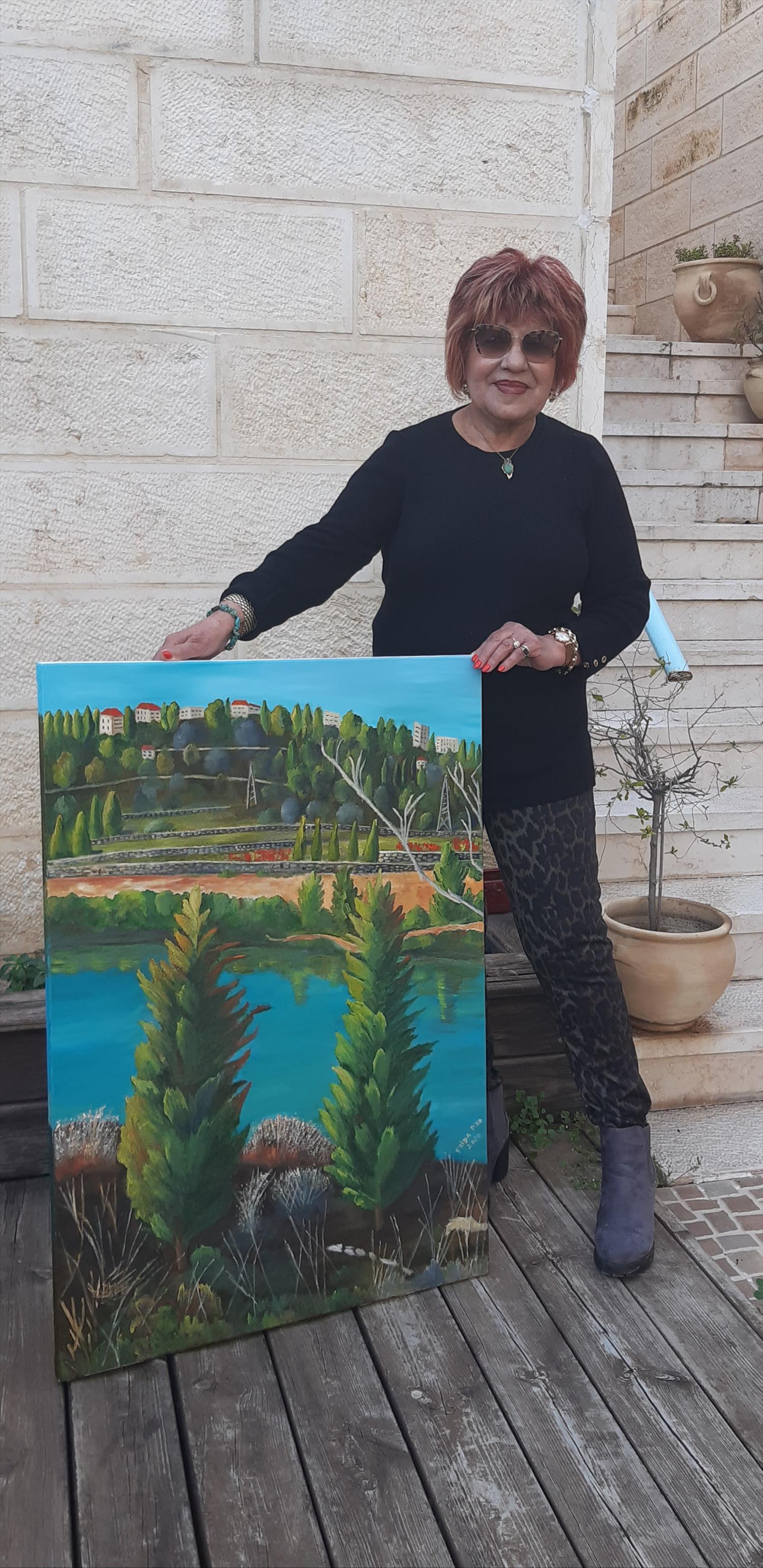 פרידה פירו Frida piro ציירת ישראלית אמנית עכשווית מודרנית ריאליסטית ירושלמית אמנות פלסטית ישראלית