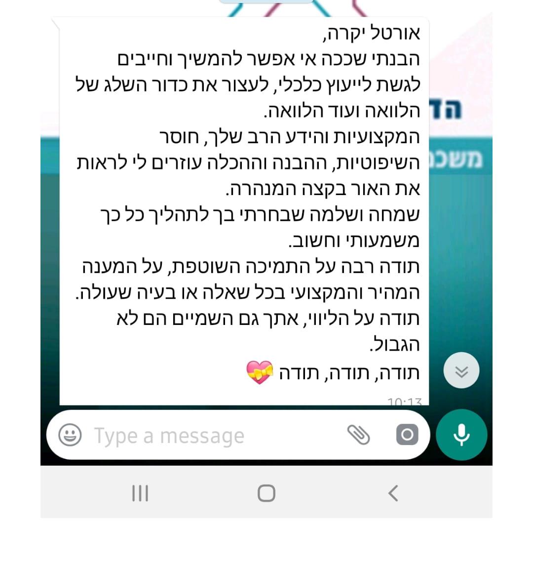 המלצה תהליך הבראה כלכלי ואיחוד הלוואות