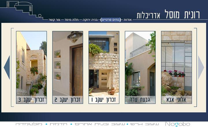 בניית אתר - אדריכלית רונית מוסל - בתים פרטיים