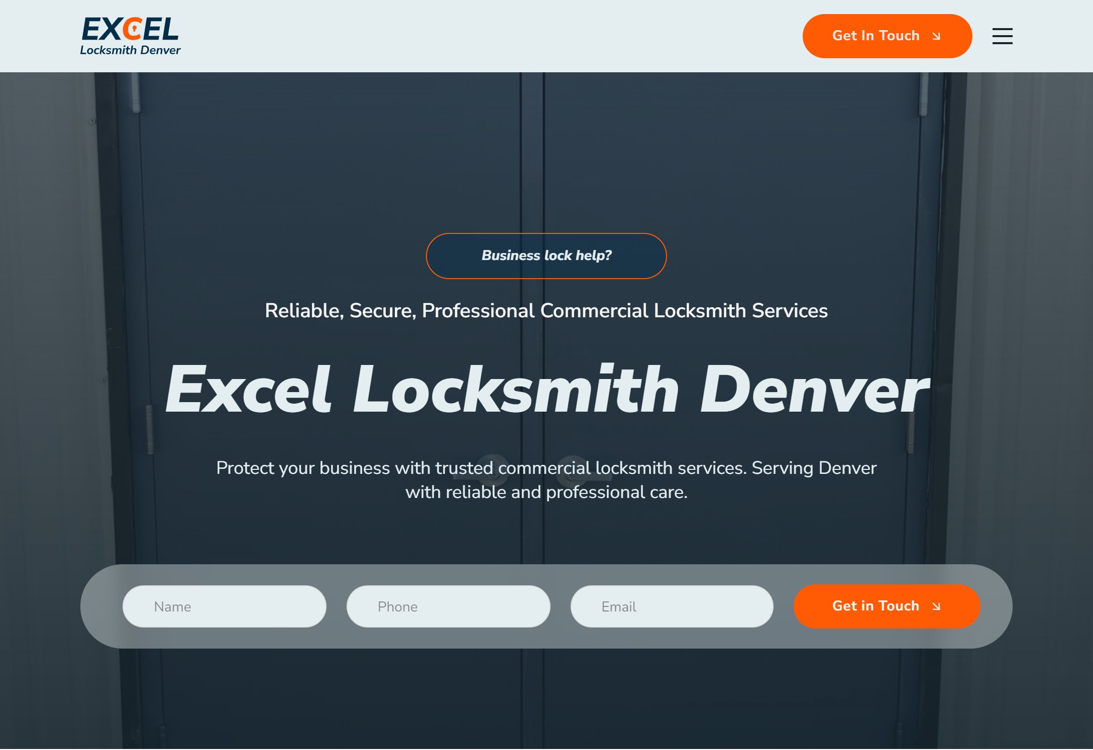 עיצוב ובניית אתר לחברת locksmith