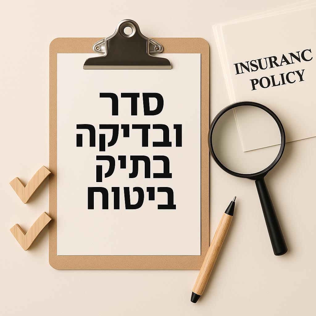 ניהול סיכונים - תיק ביטוח