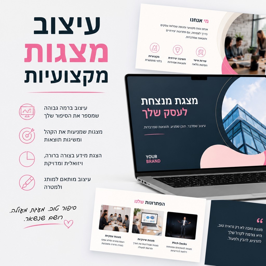 עיצוב מצגות מקצועיות