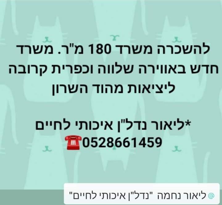 השכרת משרד