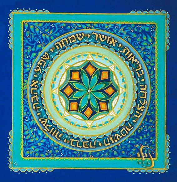 מעגל ברכות בכחולים