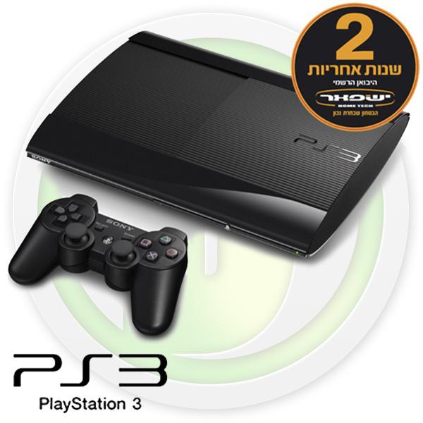 Sony PlayStation 3 Super Slim 12GB PAL אחריות ישפאר שנתיים!