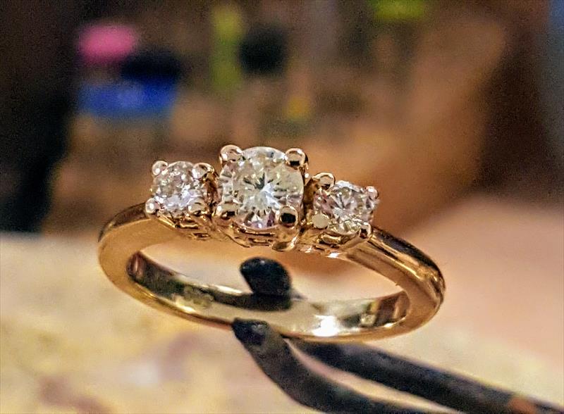 טבעת 3 יהלומים 3Diamond ring