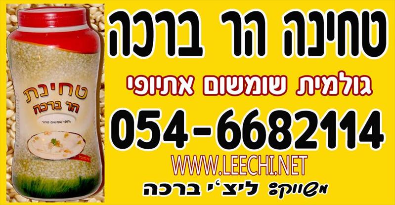 טחינה גולמית- טחינה הר ברכה