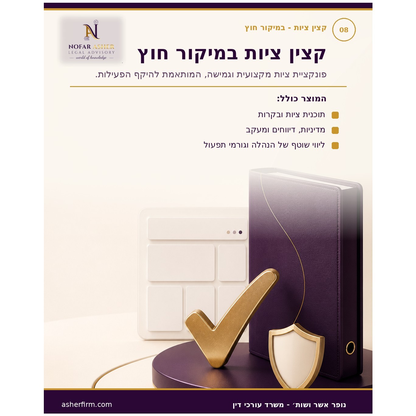 קצין ציות במיקור חוץ לחברות וארגונים